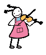 Девочка играет на скрипке